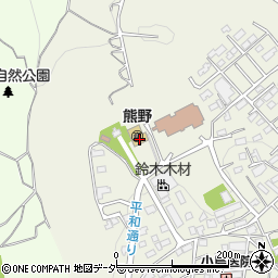 熊野周辺の地図