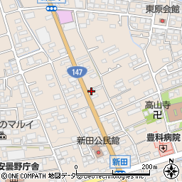 長野県安曇野市豊科5850周辺の地図