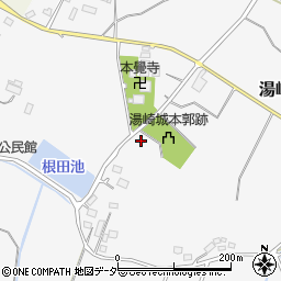 茨城県笠間市湯崎周辺の地図
