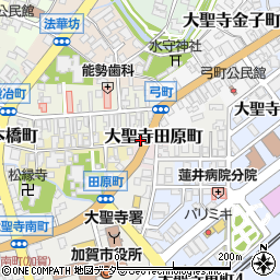 メナード化粧品加賀加南代行店周辺の地図