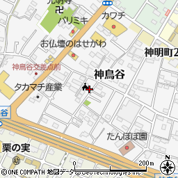 栃木県小山市神鳥谷880周辺の地図
