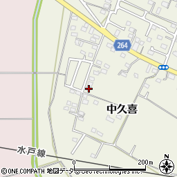 栃木県小山市中久喜175周辺の地図