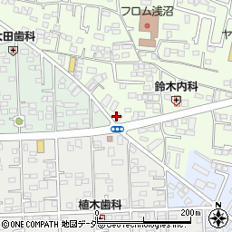 栃木県佐野市浅沼町58周辺の地図