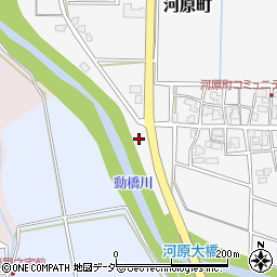 石川県加賀市河原町ヘ周辺の地図