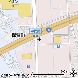 石川県加賀市中代町（ニ）周辺の地図