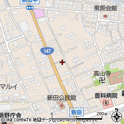 長野県安曇野市豊科5848周辺の地図