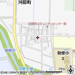 石川県加賀市河原町イ周辺の地図