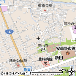 長野県安曇野市豊科5831周辺の地図