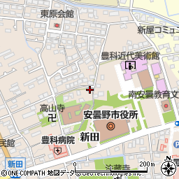 長野県安曇野市豊科新田5631周辺の地図