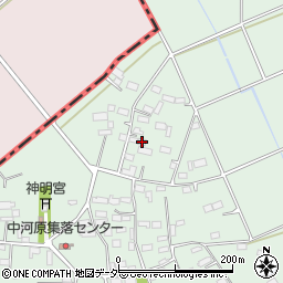 栃木県小山市中河原243周辺の地図