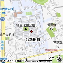 市営綿貫団地７１－２２棟周辺の地図