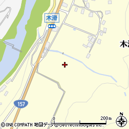 石川県白山市木滑ト周辺の地図