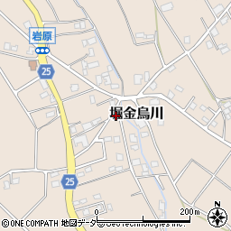 長野県安曇野市堀金烏川岩原676周辺の地図