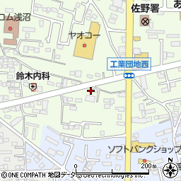 栃木県佐野市浅沼町20周辺の地図