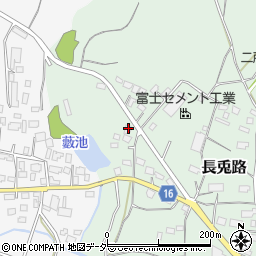 茨城県笠間市長兎路753周辺の地図