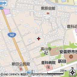長野県安曇野市豊科5838周辺の地図