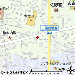 栃木県佐野市浅沼町114周辺の地図