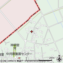栃木県小山市中河原226周辺の地図