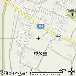 栃木県小山市中久喜166周辺の地図