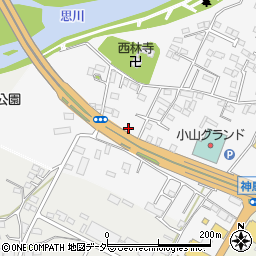 栃木県小山市神鳥谷217周辺の地図