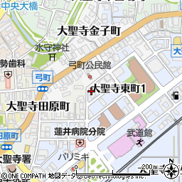 石川県加賀市大聖寺東町1丁目19周辺の地図