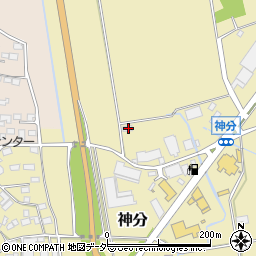 茨城県筑西市神分631周辺の地図