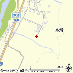 石川県白山市木滑ニ周辺の地図