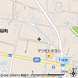 長野県安曇野市堀金烏川扇町5135周辺の地図