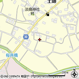 茨城県笠間市土師631周辺の地図
