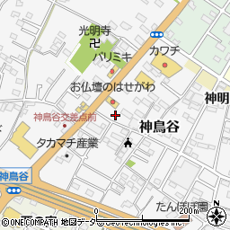 栃木県小山市神鳥谷687周辺の地図