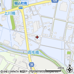栃木県足利市堀込町1345-1周辺の地図