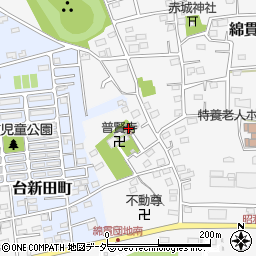 綿貫町公民館周辺の地図