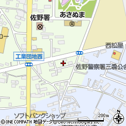 栃木県佐野市浅沼町615周辺の地図