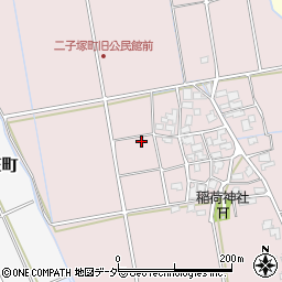 石川県加賀市二子塚町周辺の地図