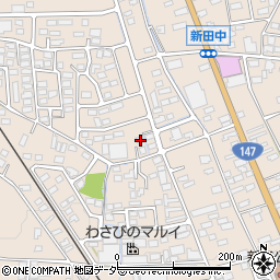 長野県安曇野市豊科新田4952周辺の地図
