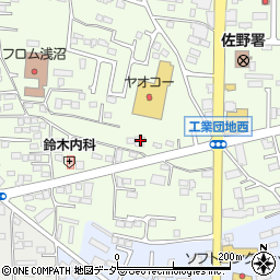 栃木県佐野市浅沼町111周辺の地図