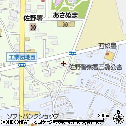 セブンイレブン佐野工業団地店周辺の地図