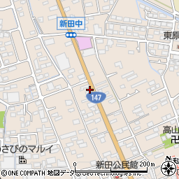 長野県安曇野市豊科新田5891周辺の地図