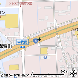 石川県加賀市中代町ホ周辺の地図