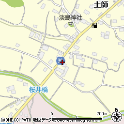 茨城県笠間市土師635周辺の地図