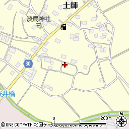 茨城県笠間市土師625-7周辺の地図