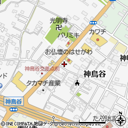 栃木県小山市神鳥谷686周辺の地図