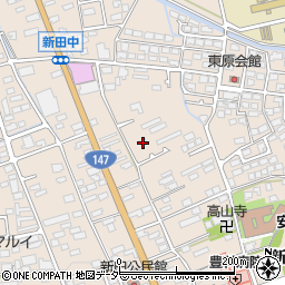 長野県安曇野市豊科新田5866-2周辺の地図