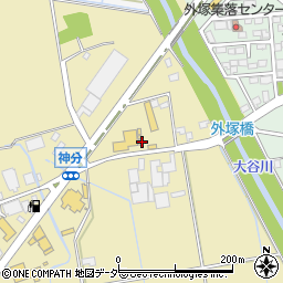 茨城県筑西市神分211周辺の地図