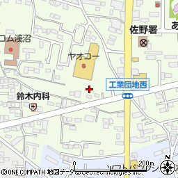 栃木県佐野市浅沼町117周辺の地図