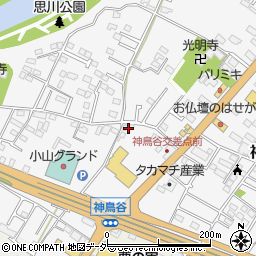 栃木県小山市神鳥谷269周辺の地図