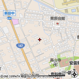長野県安曇野市豊科新田5862周辺の地図