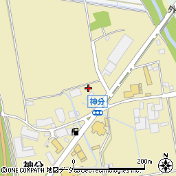 茨城県筑西市神分625周辺の地図