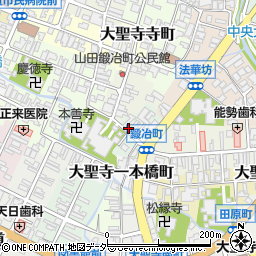 石川県加賀市大聖寺鍛冶町周辺の地図