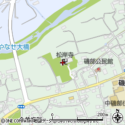 松岸寺周辺の地図